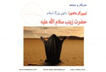 خبرنگار و مجاهد تبیین‌گر عاشورا بانوی بزرگ اسلام، حضرت زینب | محب نیوز